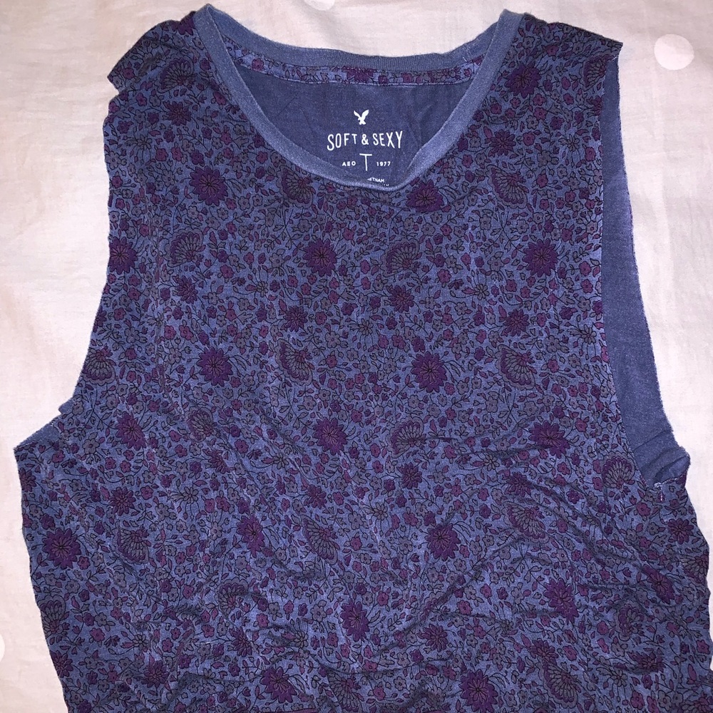 AE Soft & Sexy Floral Tank